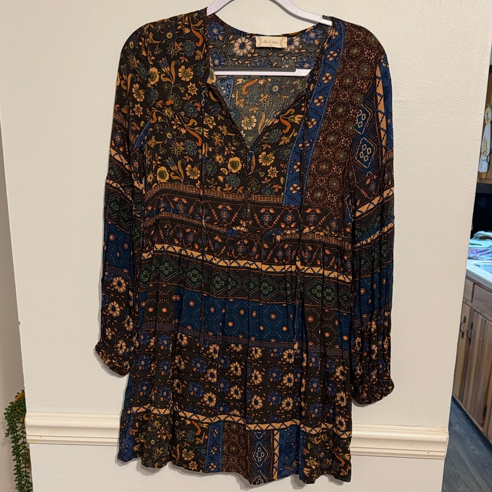 Altar'd State Floral Patterned Dress